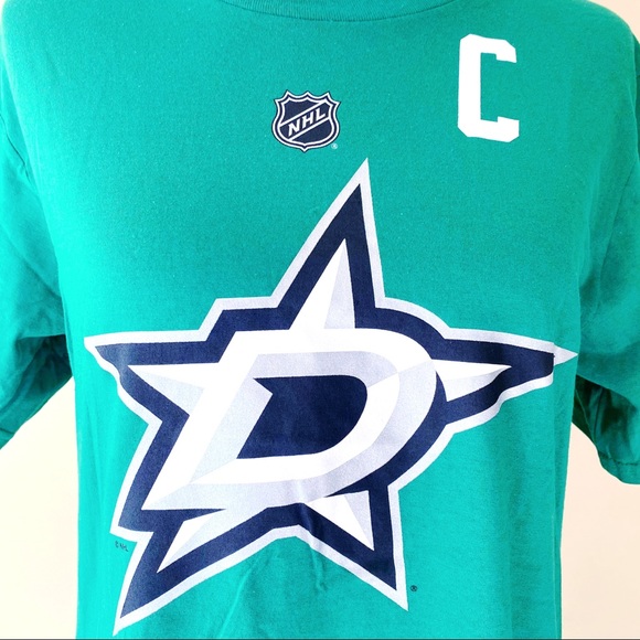 🆕 Adidas NHL Dallas Stars Benn Jersey T-Shirt Tee - Picture 2 of 7